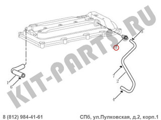 Клапан вентиляции картера для Geely Emgrand X7 NL4 101605043801