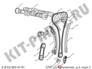 Шкив натяжения цепи для Geely Emgrand X7 NL4 1046006500