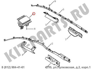 Подушка безопасности пассажира для Geely Emgrand X7 NL4 1013004735