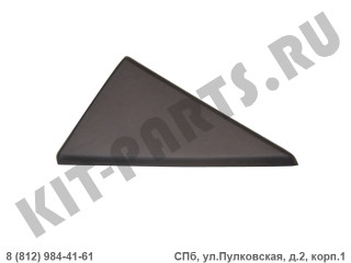 Накладка треугольная двери передней левой (перед зеркалом) для Lifan X60 S6102181B28