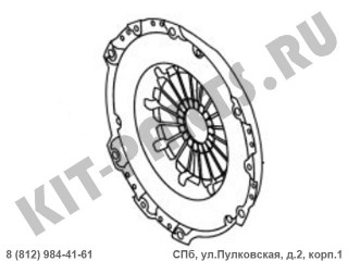 Корзина сцепления для Geely Emgrand X7 NL4 1016018267