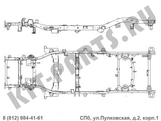 Рама для Great Wall Hover H5 2801000K85