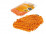 Варежка-шиншилла оранжевый ворс (25*20 см)  (AB-D-02)
